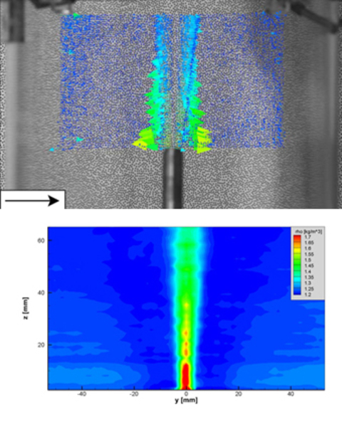 Background Oriented Schlieren Method Institute Of Turbomachinery And Fluid Dynamics Leibniz University Hannover